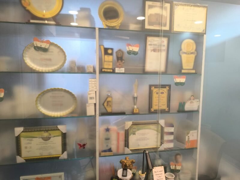 Awards & Recognition Cabinet at AMS Neolife